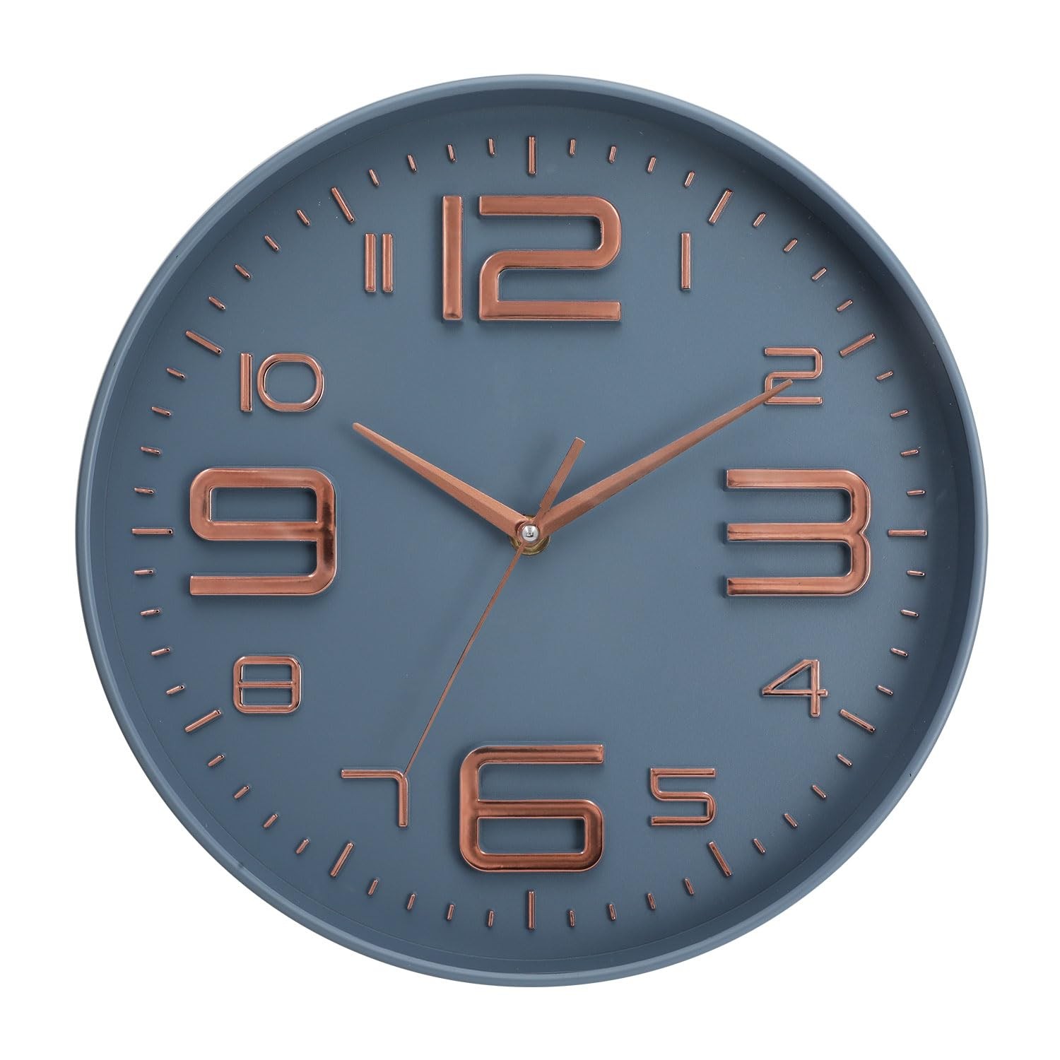 12 inch Silent and Non tick Battery Powered Quartz Round Wal