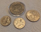 1776-1976 Bicentennial Lot of 4, 2 Quarters, a Half and Dollar Circulated Coins — photo 3