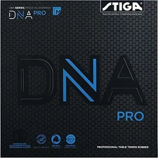 STIGA DNA Pro Table Tennis Rubber Tension Type Soft Back Medium Black Thickness