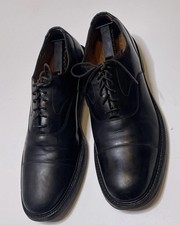 Mens 10 D Church  s Custom Grade Derby Shoes Dress Leather Black England