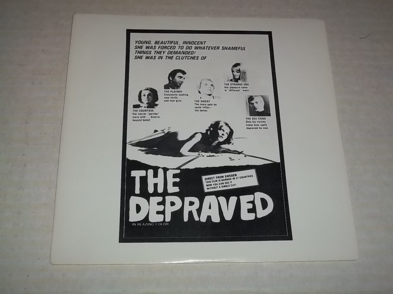 Angry Samoans - Queer Pills 7" EP the Depraved KBD PUNK (1981) NM