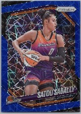 2025 Prizm WNBA Blue Velocity Satou Sabally Parallel Card #4 Mercury