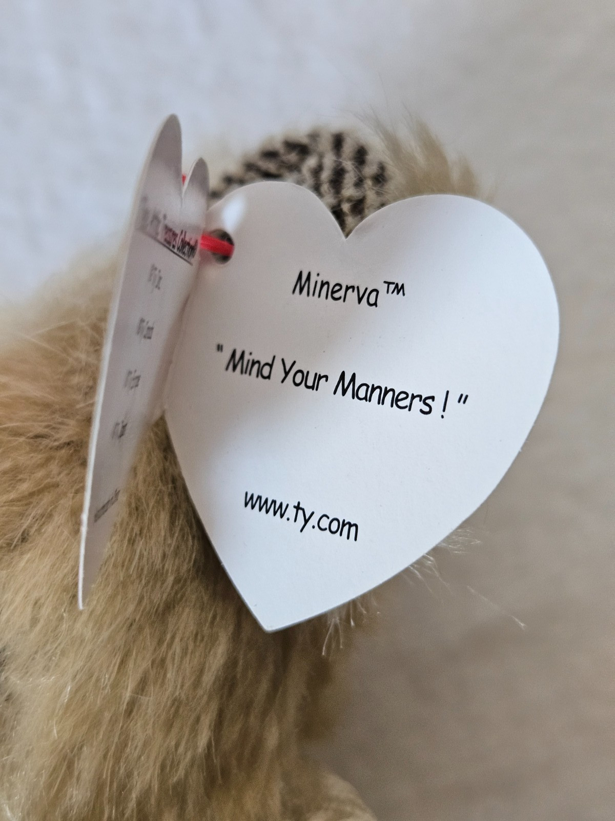 Ty ATTIC COLLECTION beanie baby MINERVA  Mouse NWMT toy **buy 2 plush get 1 Free