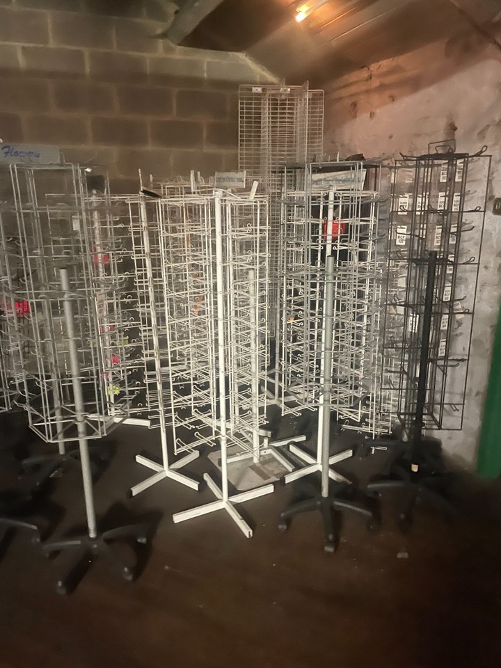 Retail Display Shops & Stalls Stand rack supermarket shopping metal ...