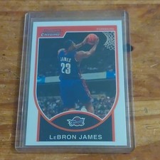 Mint Topps 2007-08 Bowman Draft Picks & Stars LeBron James  Cavaliers Insert NBA