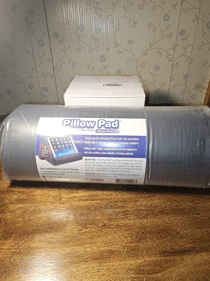 Pillow Pad Gray Deluxe Multi Angle Soft Tablet Stand NEW - Image 4 of 4
