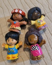 Fisher Price Little People Multi Cultural Lot Of 4