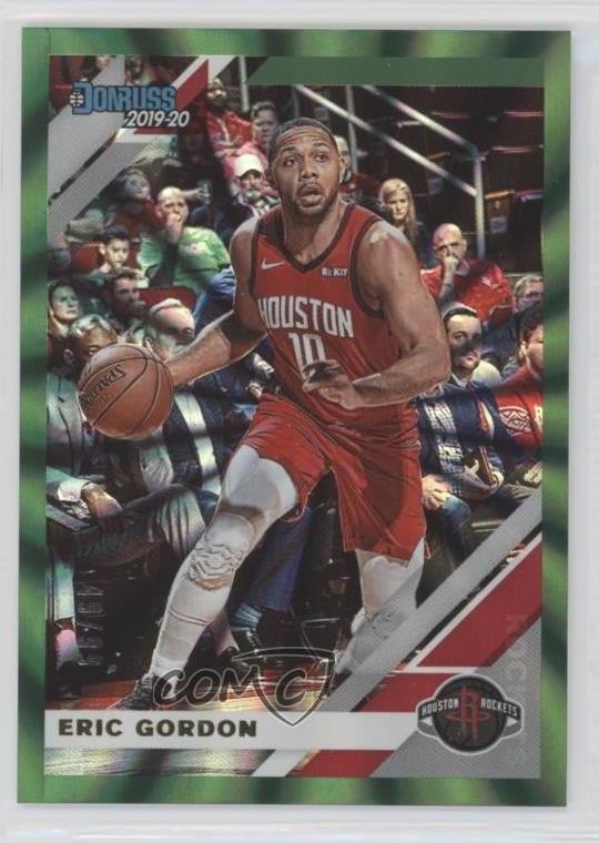 2019-20 Panini Donruss Holo Green Laser 49/99 Eric Gordon #74 1u6