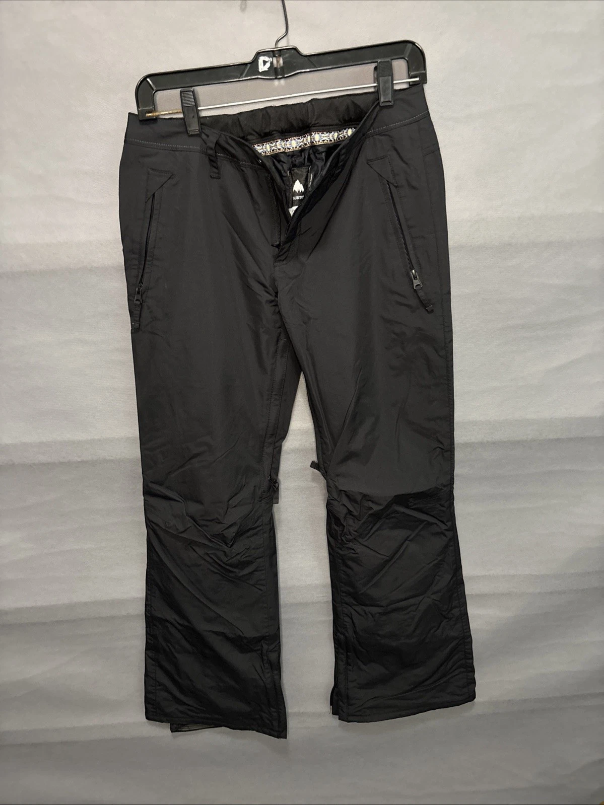 Burton Living Lining Snow Pants Women's Small Black Ski Snowboard Waterproof