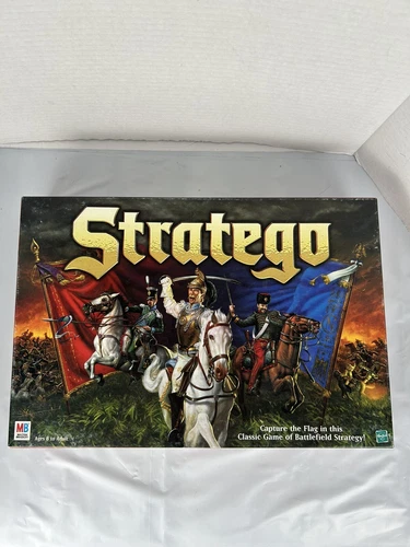 Vintage 1999 Milton Bradley Stratego Board Game Rare Original Complete Old