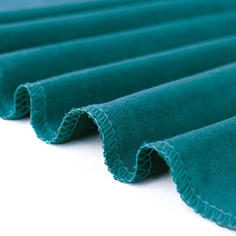 TEAL 90"x132" Premium Velvet Rectangular Tablecloth Wedding Party Linens