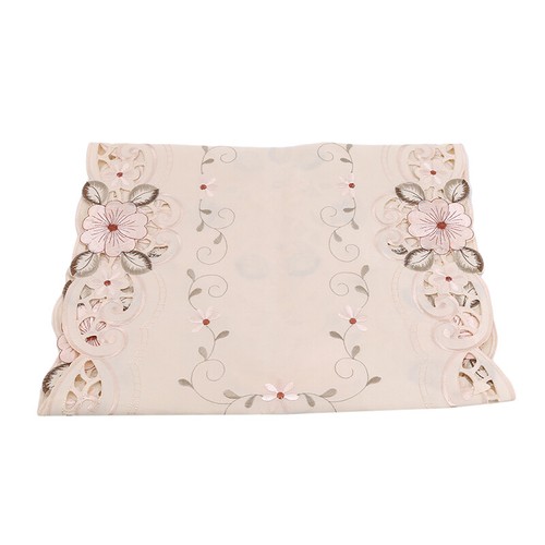 Classical Embroidered Table Runner Vintage Party Fabric Elegant Home Decor R - Picture 4 of 14