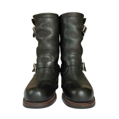 CHIPPEWA Leather Engineer Boots 27899 Farbe Schwarz Größe US 5E Fashion Goods