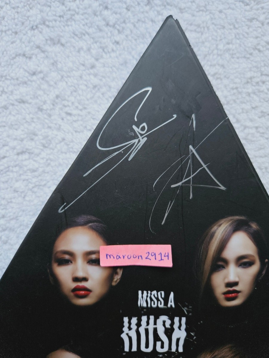 MISS A Hush Signed Promo Album Autographed + Message [US SELLER