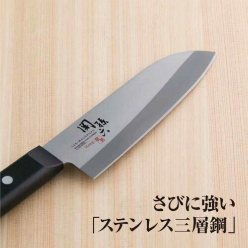 KAI SEKI MAGOROKU AE2901 Moegi Kitchen Santoku Knife 145mm 5.7" Stainless Steel - Picture 24 of 24