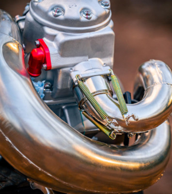 MSV Racing 89-01 Honda CR500 Billet HIGH FLOW 7* Elbow