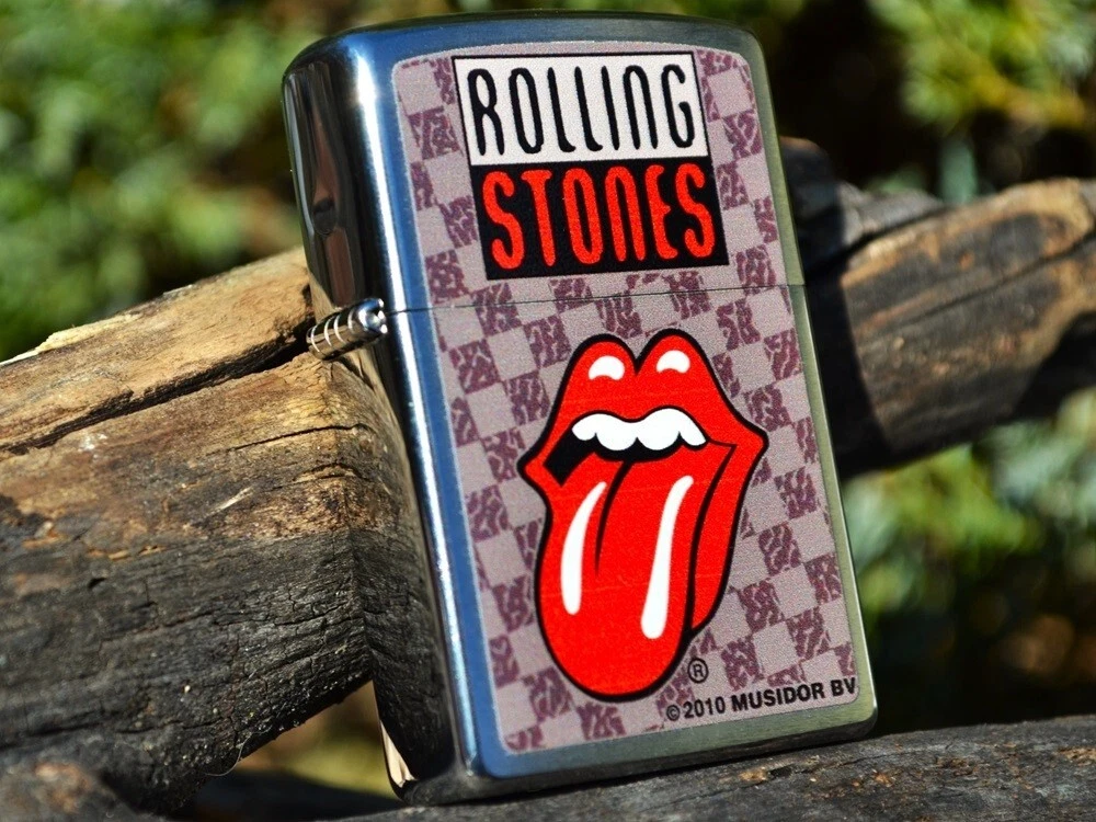 The Rolling Stones Zippo Lighter - Mick Jagger - Keith Richards