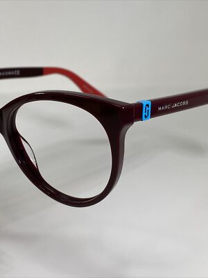 MARC JACOBS 350 LHF Burgundy Merlot Red Designer Eyeglasses  display picture 2