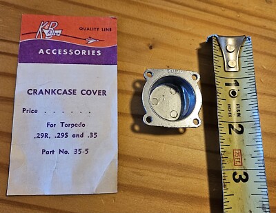 K&B Original Crankcase cover (1) Part 35-5 For Torpedo 29R, 29S & 35 ATRC2