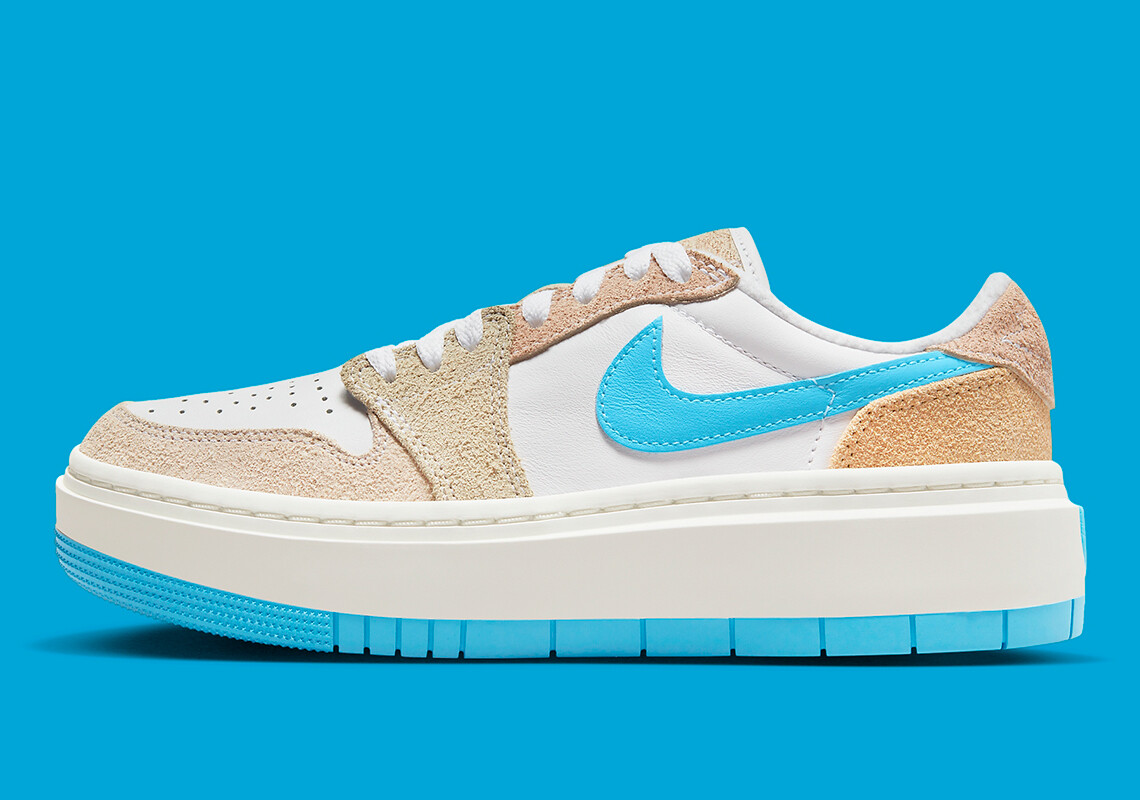 Nike Air Jordan 1 Elevate Low Солт-Лейк-Сити синий FD1028-100 12 женщин = 10,5 мужчин