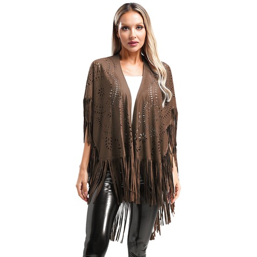 Womens Shawl Wedding Cape Hollow Out Cloak Cardigan Cover Ups Vintage Clubwear - Picture 94 of 149
