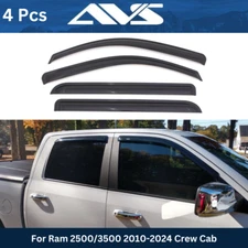 AVS Vent Visor Rain Guards for 2010-2025 Ram 2500/3500 Crew Cab Window Deflector
