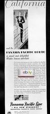 PANAMA PACIFIC LINE PANAMA PACIFIC ROUTE NEW YORK TO CALIFORNIA NEW STEAMERS AD