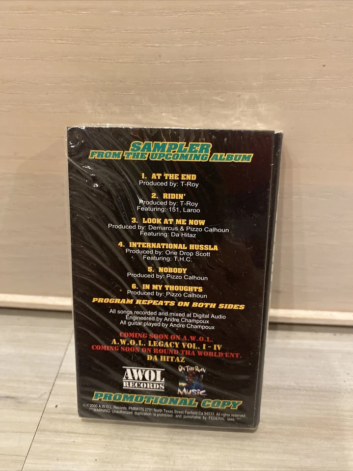 *SEALED* PIZZO "2000" Sampler Rare 2000 Bay Area Gangsta Rap Cassette Tape - Image 2 of 2