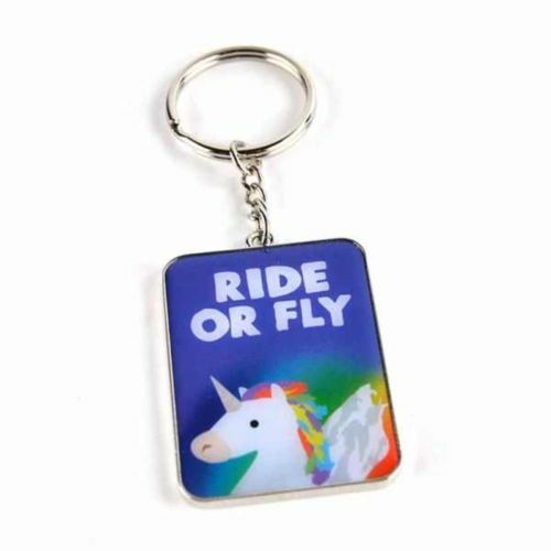 Unicorn Keyring Jolly Awesome Keyring Unicorn Ride or Fly Kids Gift Christmas