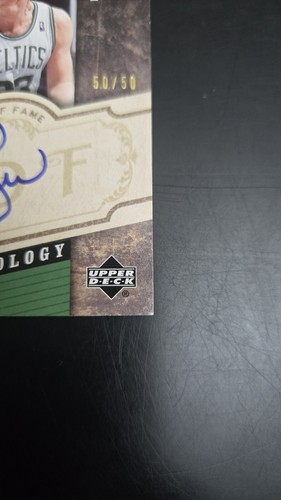 2006-07 LARRY BIRD CHRONOLOGY AUTO HOF INSCRIPTIONS SP INSERT #50/50! AUTOGRAPH! - Picture 8 of 14