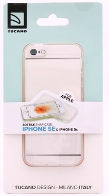 Tucano Sottile Apple iPhone SE 5s Schutz Hülle Tasche Soft Clear Case Cover 386