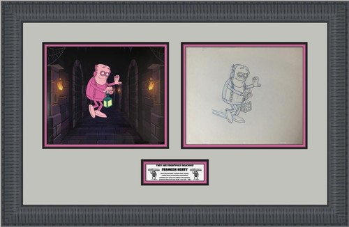 Franken Berry Animationsproduktion Cel maßgeschneidert gerahmt B3 - Bild 2 von 7