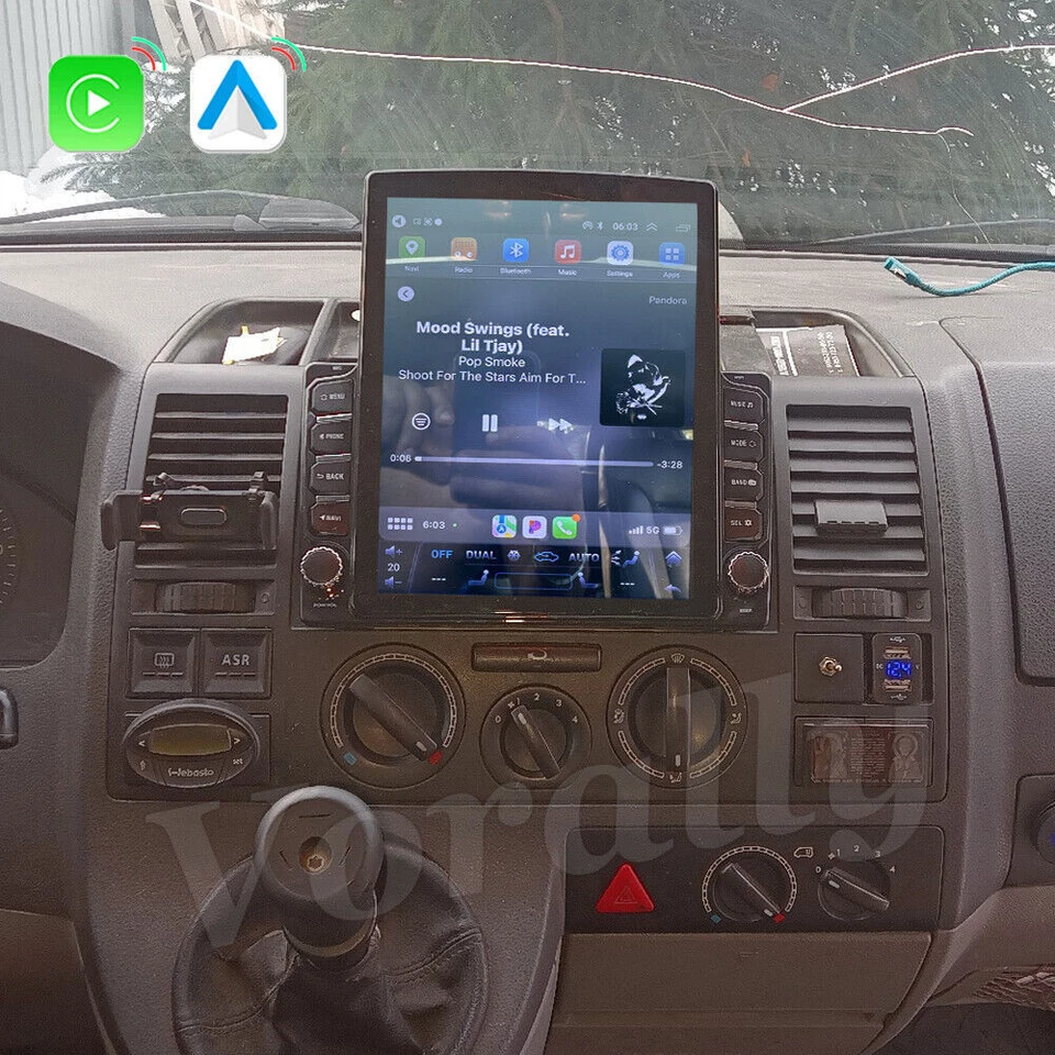 For 2009-2014 Volkswagen Routan T5 Android 13 Navi CarPlay Car Stereo Radio GPS - Image 2 of 4