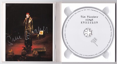 Tim Fischer singt Kreisler AUTOGRAMM Digipak CD 2004 Georg Chanson ZUST SEHR GUT
