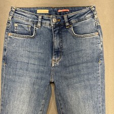 Anthropologie Pilcro Jeans Womens Sz 26x28 Blue Boot Boho Hipster American Denim