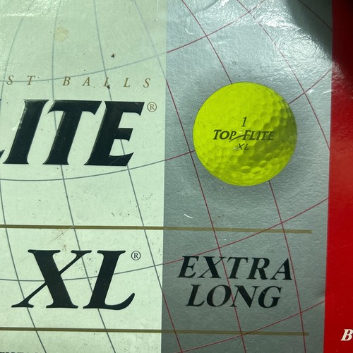 Top-Flite XL Distance Golf Balls Pure Distance Yellow 18 Balls New Unopened - Picture 3 of 6