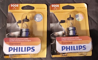 Philips Standard 9008 H13 60/55W  Head Light Replacement Dual Beam Lamp