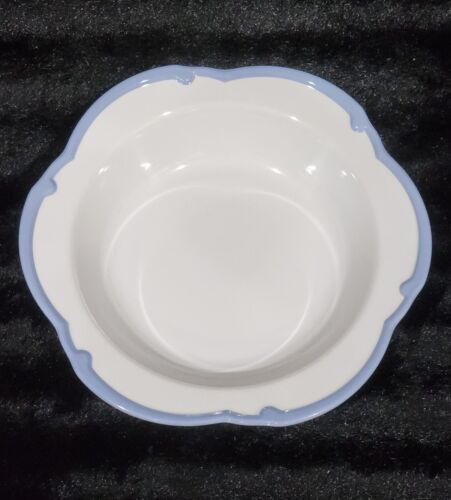 6 Shabby Chic Floral Hydrangea Blue White Melamine Plates & Bowls Spring Summer - Picture 16 of 20