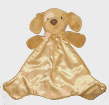 Baby Gund SPUNKY Huggybuddy Puppy Dog Security Blanket Velour Soft Tan Plush