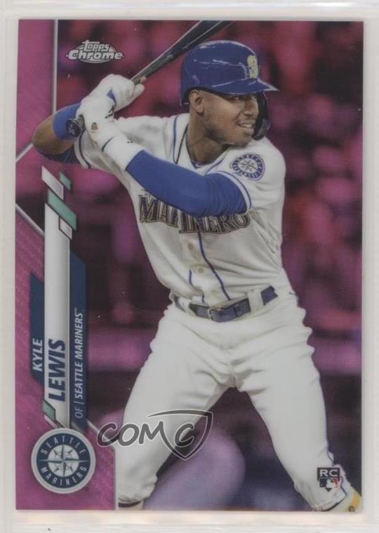 2020 Topps Chrome Pink Refractor Kyle Lewis #186 9u0