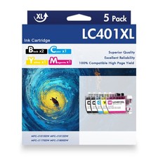 LC401 LC-401 XL Ink Cartridges for Brother MFC-J1010DW MFC-J1012DW MFC-J1170DW