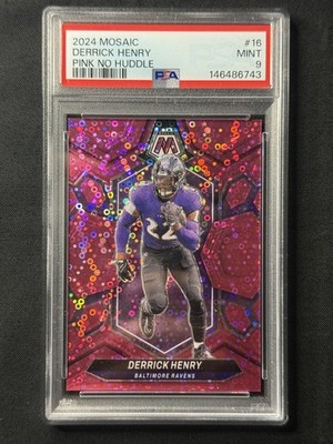 2024 Panini Mosaic - Derrick Henry #16 No Huddle Pink Mosaic Prizm