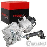 Metzger ÖLfiltergehÄUse MIT KÜHler Ohne Filter Passend FüR CitroËN C4 C5 C8 DS4