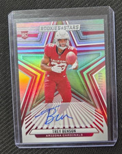 2024 Rookies & Stars Trey Benson #193 Arizona Cardinals Auto Rookie Card /299. rookie card picture