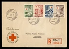 DR WHO 1949 FINLAND FDC RED CROSS SEMI POST COMBO M82656