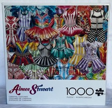 Aimee Stewart CARNIVAL COSTUMES 1000 Piece Buffalo Games Jigsaw Puzzle Poster
