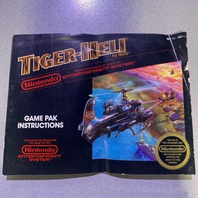 Tiger-Heli Authentic NES Cartridge and Instructions