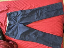 Eddie Bauer Pants Navy Slightly Curvy Cropped...