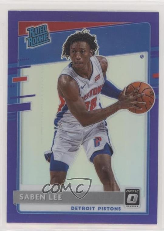 2020-21 Panini Donruss Optic Rated Rookie Purple Prizm Saben Lee #191 04ag