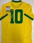 PELE Signed Jersey Shirt Brazil World Cup Champion PSA/DNA C
